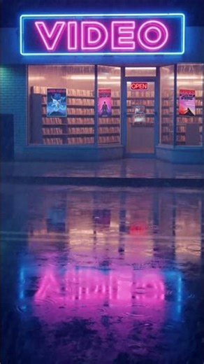 VHS store 1984 #synthwave #vhs #backto80s #vaporwave