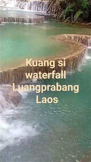 Kuang si waterfall, Luangprabang, Laos #travel #trendtoday #laos