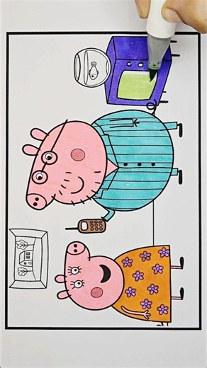 Peppa Pig Drawing and Coloring pages, 801 #peppapigdrawing #drawing #peppapigcoloring #peppapig