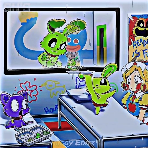 Hoppy Kid For a Reason ☠️ || poppyplaytime chapter 6 #edit #huggywuggy #prototype