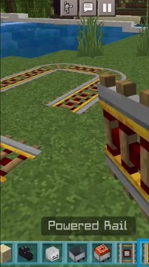 how to build a railroad in Minecraft #minecraft #mha #update