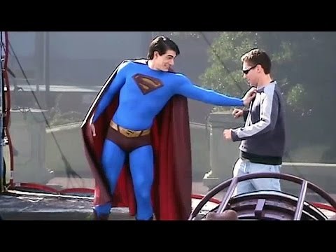 Superman classic skin suit 'Superman Returns' Behind The Scenes
