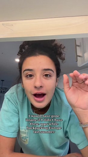 Apps you MUST have while backpacking Europe this summer. Use my code: travelwsammy for 10% off your worldpackers membership #traveltips #travelapp #traveladvice #traveltipsandhacks