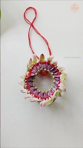 Akanda Flower Garland Making 🌿 Traditional Floral Jewelry DIY #shorts