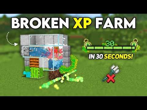 FASTEST XP Farm in Minecraft Bedrock 26.2! (100 Levels in 30 SECONDS)