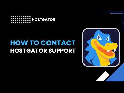 How to contact HostGator support