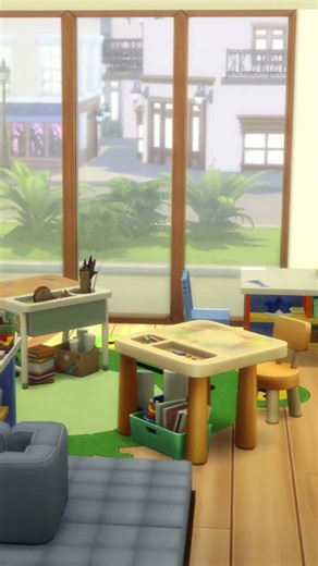 An art center in #sims4 #tutorial #sims4build #sims4builder #twitch #streameusefr