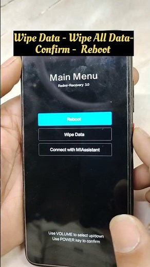How To Hard Reset Redmi Note 7 ⚡ Redmi Note 7 Factory Data Reset 🔥🔥 #ytshorts #shorts #hardreset