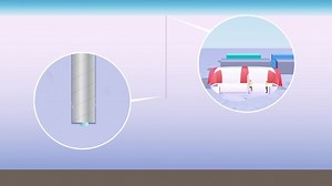 An animated example of ice-core drilling in Antarctica. (Supplied: AAD)