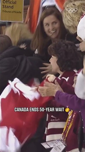 Canada's first gold medal in the sport since 1952! 🇨🇦 🏒