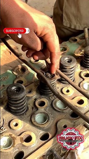 Perfect Valve Lock Installation | Engine Repair Guide #engine #mechanic #shorts #valve #repair #yt