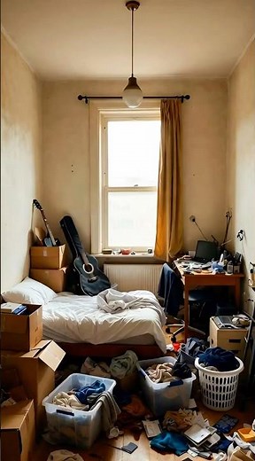 EXTREME Small Bedroom Makeover! 🔨 Building the Ultimate DIY Loft Bed #interiordesign #roommakeover