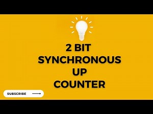Design 2 bit Synchronous UP Counter