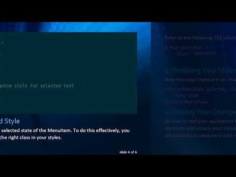 How to Change the Text Color of a Selected MenuItem in Material-UI