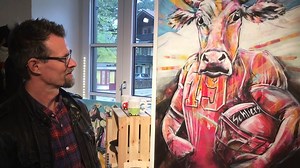 🐮 VOLL KUUUHL! Künstler Andreas Leitner: Alpine Kuhmotive mit Augenzwinkern. ▶ https://magazin.schliersee.de/kuenstler-andreas-leitner-alpine-kuhmotive-mit-augenzwinkern/ | Schliersee