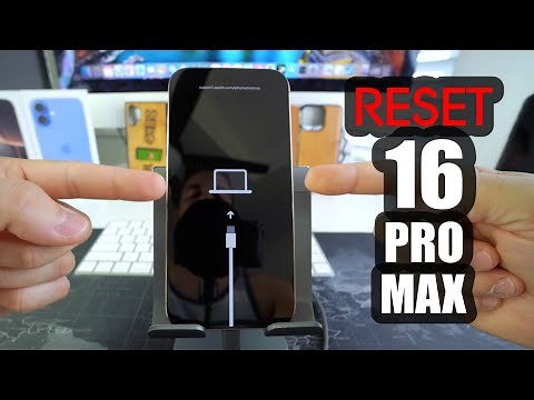 How To Reset & Restore your Apple iPhone 16 Pro Max - Factory Reset