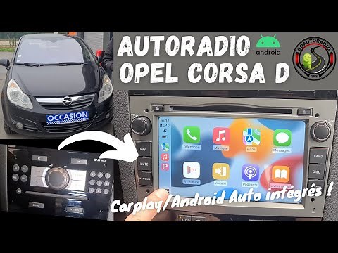 OPEL CORSA D Android Car Radio Installation with CarPlay and Android Auto