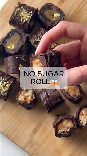 3 Ingredient Date Roll That Tastes Like Caramel Candy