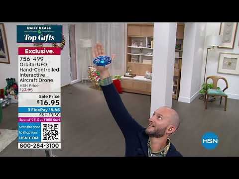 Orbital UFO HandControlled Interactive Aircraft Drone