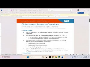 New Perspectives Access 2019 | Module 2: SAM Project 1a Global Human Resources Consultants