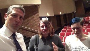 Today, I spoke with juniors and seniors at Theodore Roosevelt High School. One student, Steve, talked to me about how his family has to move and leave everything behind because of the GM Lordstown closure. This is the real impact. And this is why we can’t give up. | Congressman Tim Ryan