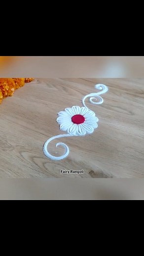 122K views · 565 reactions | Door side border rangoli easy | Fairy rangoli | Fairy Rangoli | Facebook