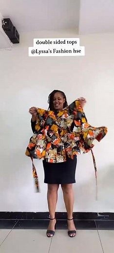 3.4K views · 38 reactions | Double sided tops ... It's all amazing and beautiful with us. We are located at Umoja Mtindwa road Nairobi Kenya and we deliver world wide. Contact us to order on +254715872850. | Lyssa's Fashion House | Facebook