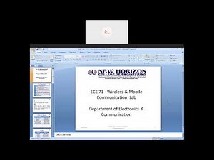 I) Introduction to Wireless & Mobile Comunication Lab