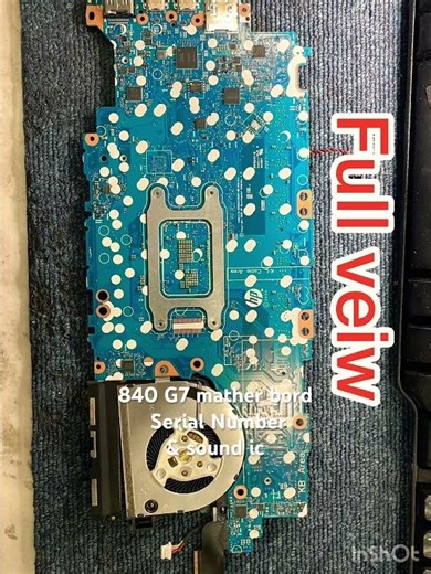 Ho elite book 840 g7 Materbord serial number &sound ic .