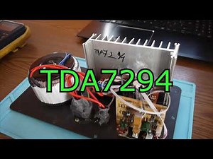 Let's fix an amplified subwoofer with TDA7294