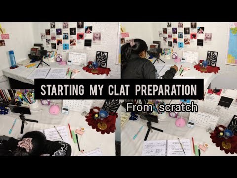Starting my CLAT Preparation from scratch 📓