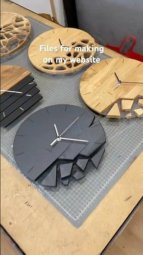 Designer wall clock designs by Paladim Studio