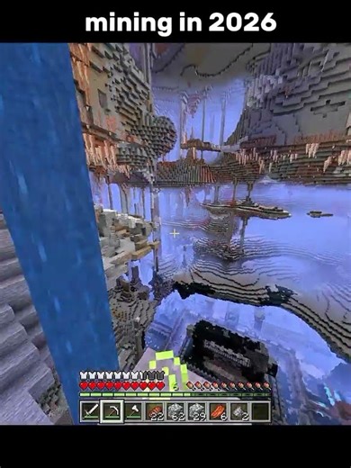 differences in mining in 2015 and in 2026 #minecraft #shorts