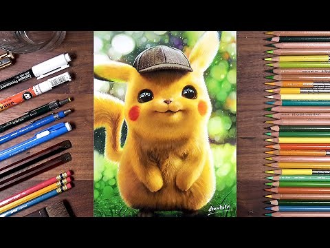 Drawing Pokémon: Detective Pikachu | drawholic