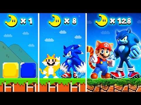 What If Mario and Sonic Collect Moons and Become Werewolf Sonic and Cat Mario?