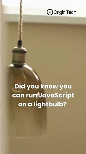 Did you know you can run JavaScript on a bulb ?