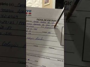 Como Preencher as fichas de estágio Presencial .