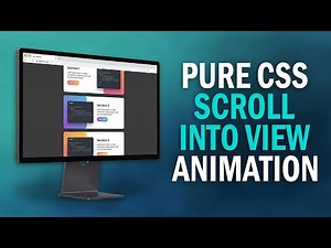 Pure CSS Scroll into View Animation Tutorial