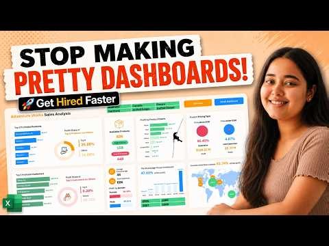 Excel Dashboard Project Analysis | Data Analyst Portfolio Project for Beginners 2026 #excel #viral