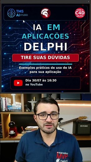 Live: AI in Delphi Applications | Q&A and Practical Examples | #tmssoftware | #delphi | #017