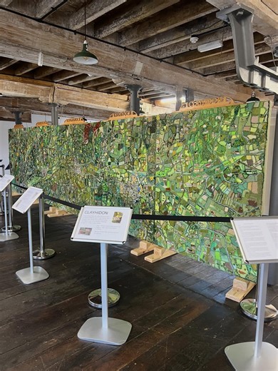 Coldharbour Mill | We’re thrilled to still have the Culm Valley Millennium Screen on exhibition at Coldharbour Mill! This awe-inspiring 12.5-metre community... | Instagram