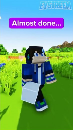 Finishing your Minecraft house but then...