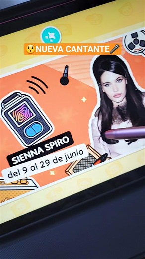 Sienna Spiro in Toca Boca 🎤😯 #tocaboca #siennaspiro