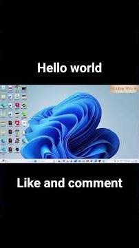 HTML Hello World | First Program in HTML | #shorts