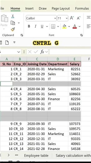 ❓Excel interview question l Delete multiple rows quickly !!