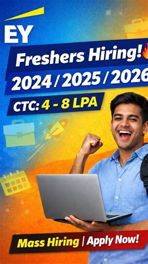 EY Off Campus Hiring | Mass Hiring for Freshers | 2024/2025/2026 | #offcampusdrive #btechjobs