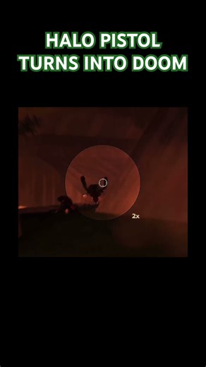 Halo Pistol Turns You Into Doom Guy #overpowered #halo ce doom guy