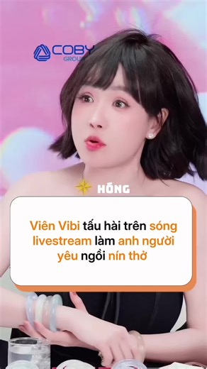 Viên Vibi Tấu Hài Siêu Hóm Hỉnh Trong Livestream