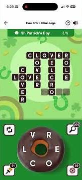 Tim Hortons St. Patrick’s Day Word Challenge Level 3 #timhortons #stpatricksday #contest
