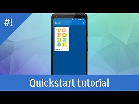 Novelist: Quickstart tutorial